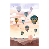 wall-art-print-canvas-poster-framed-Airballoon Sky, By Goed Blauw-GIOIA-WALL-ART