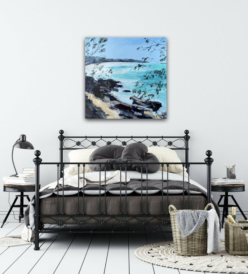 wall-art-print-canvas-poster-framed-Alexandria Bay, Original Hand-Painted Canvas By Meredith Howse , By Meredith Howse-2
