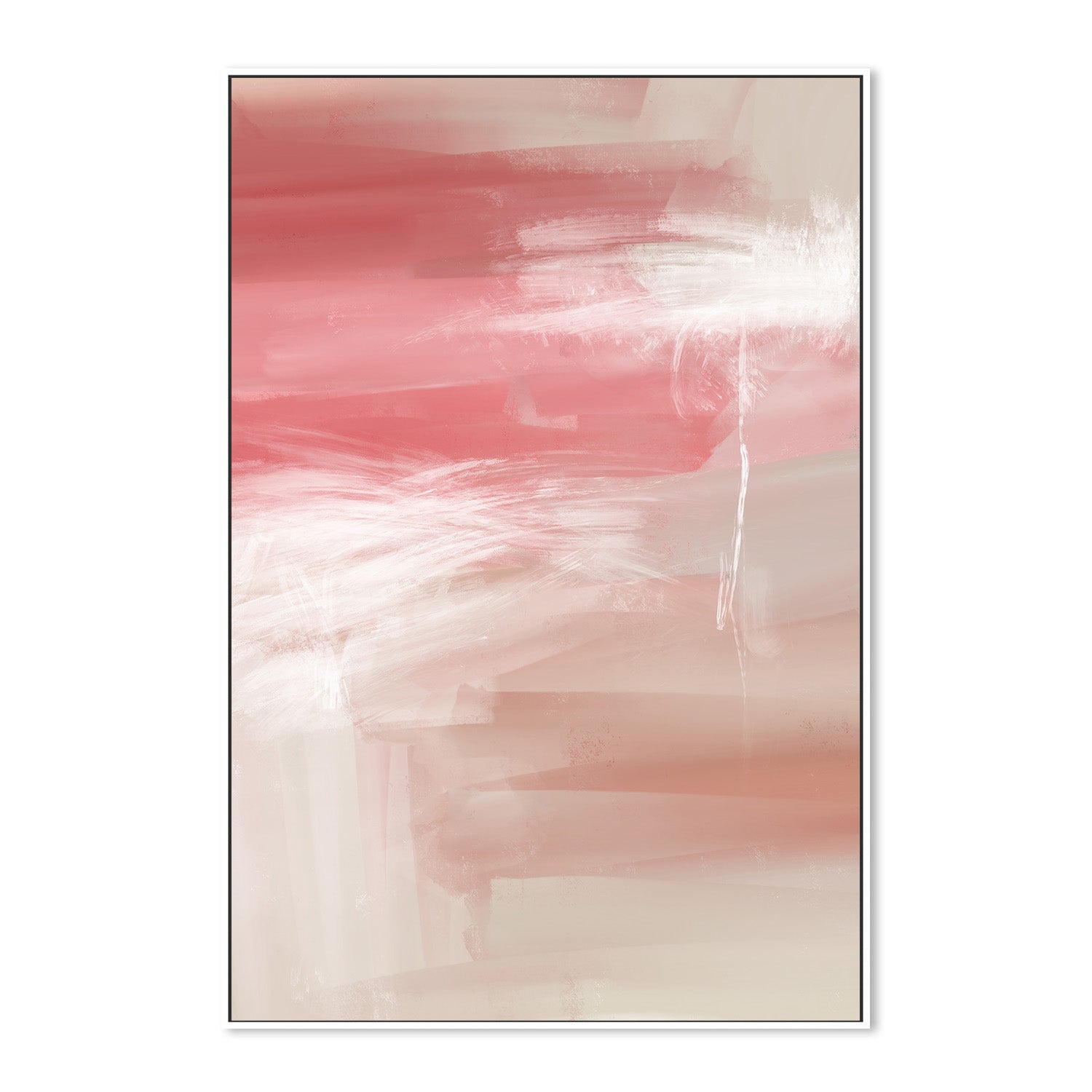 wall-art-print-canvas-poster-framed-All The Time - Pink Abstract-5