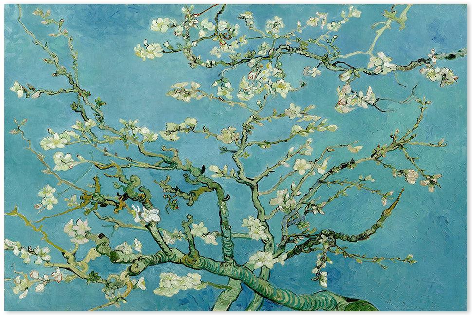 wall-art-print-canvas-poster-framed-Almond Blossom, Van Gogh-by-Gioia Wall Art-Gioia Wall Art