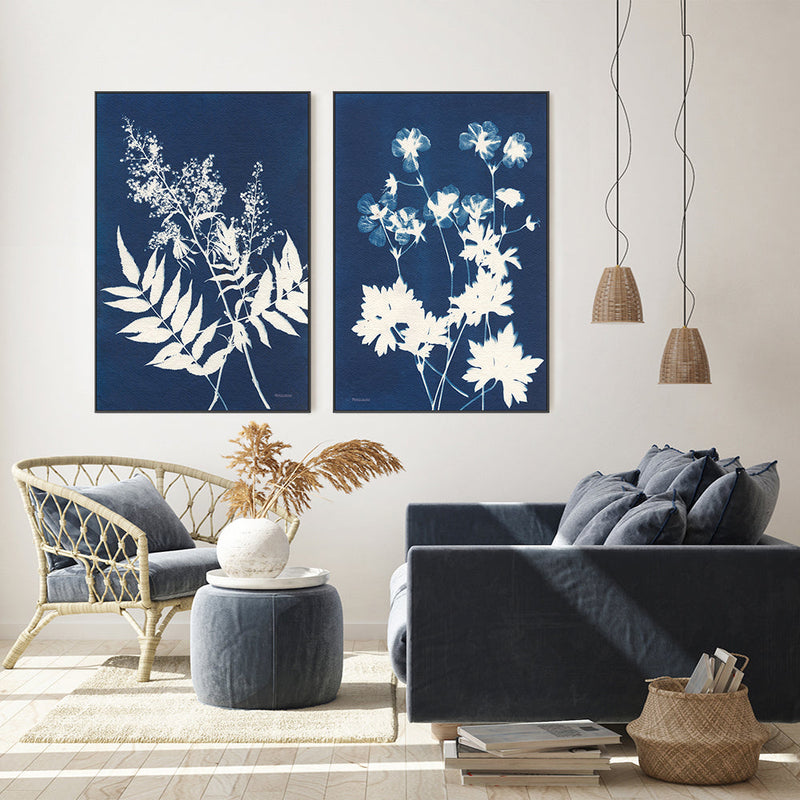 wall-art-print-canvas-poster-framed-Alpine Flowers, Style C & E, Set Of 2 , By Kathy Ferguson-GIOIA-WALL-ART