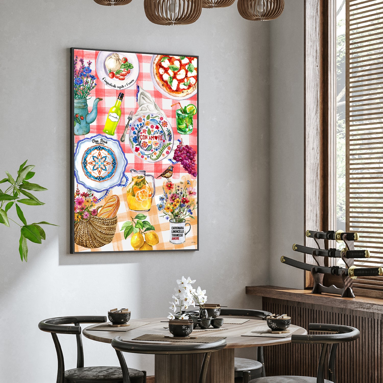 wall-art-print-canvas-poster-framed-amalfi coast-2