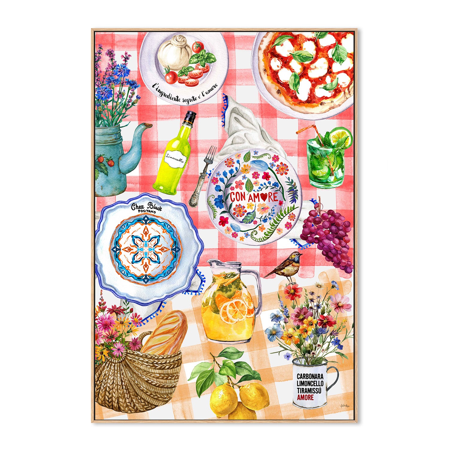 wall-art-print-canvas-poster-framed-amalfi coast-4