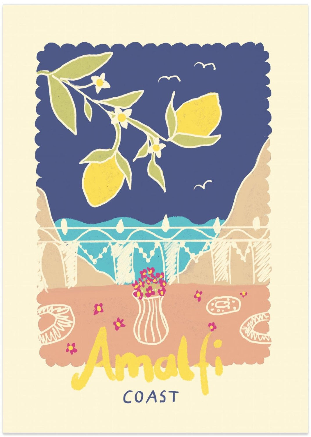 wall-art-print-canvas-poster-framed-Amalfi Coast , By Studio Dolci-1