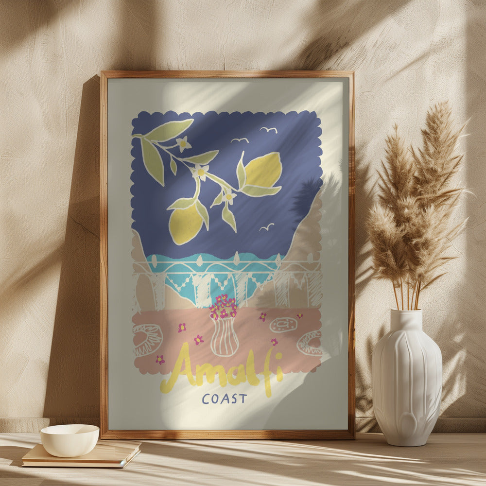 wall-art-print-canvas-poster-framed-Amalfi Coast , By Studio Dolci-2