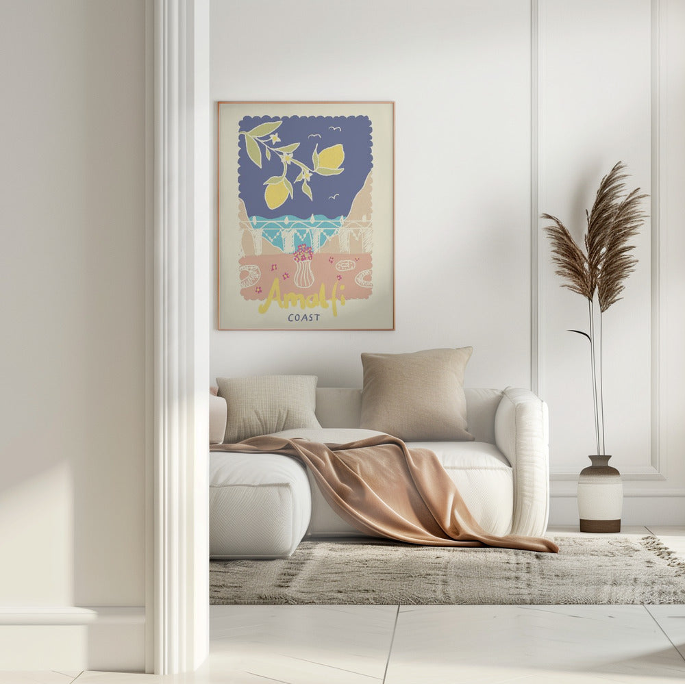 wall-art-print-canvas-poster-framed-Amalfi Coast , By Studio Dolci-5