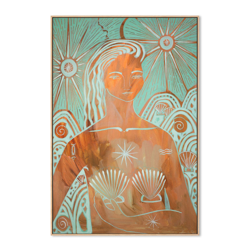 wall-art-print-canvas-poster-framed-Amazonite Mermaid , By Amanda Skye-4