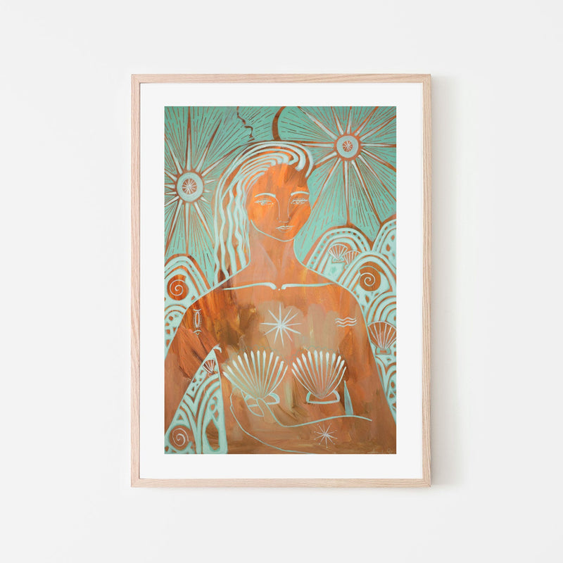 wall-art-print-canvas-poster-framed-Amazonite Mermaid , By Amanda Skye-6