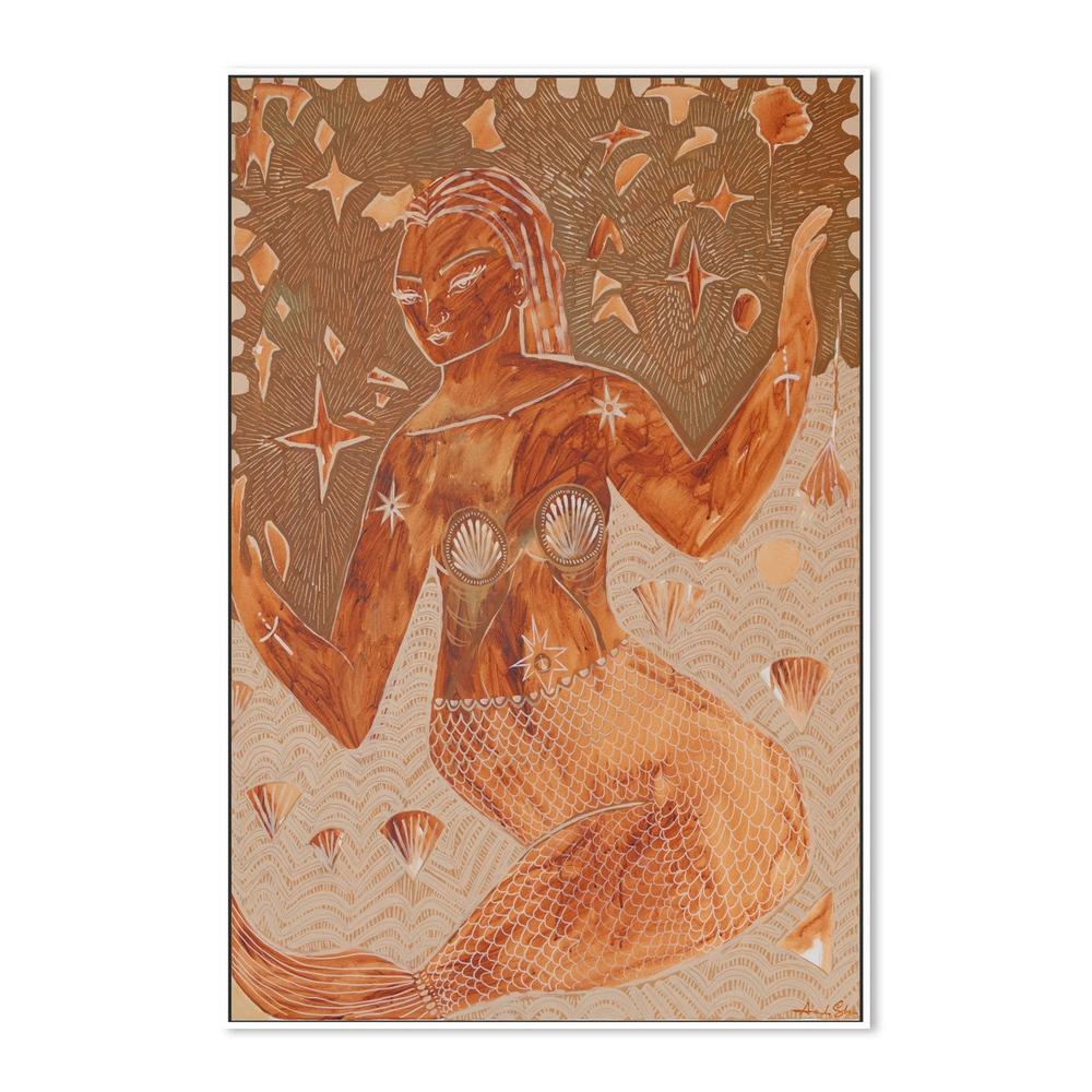 wall-art-print-canvas-poster-framed-Amber Rose, Mermaid , By Amanda Skye-5