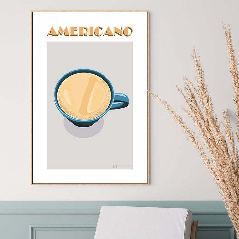 wall-art-print-canvas-poster-framed-Americano-by-Rosalyn Gray-Gioia Wall Art