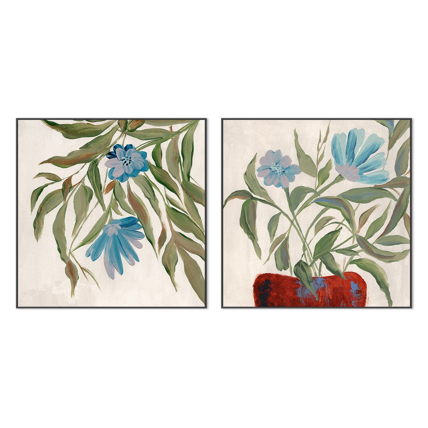 wall-art-print-canvas-poster-framed-Amour, Style A & B, Set Of 2 , By Nikita Jariwala-3