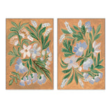 wall-art-print-canvas-poster-framed-Antique Blossoms, Style A & B, Set Of 2 , By Nikita Jariwala-GIOIA-WALL-ART