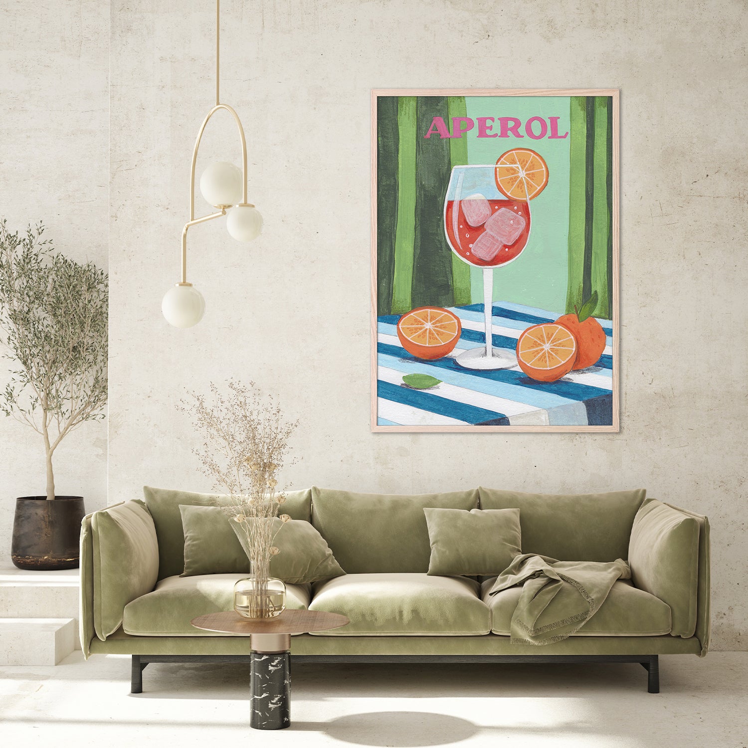 wall-art-print-canvas-poster-framed-Aperol Spritz Cocktail-9