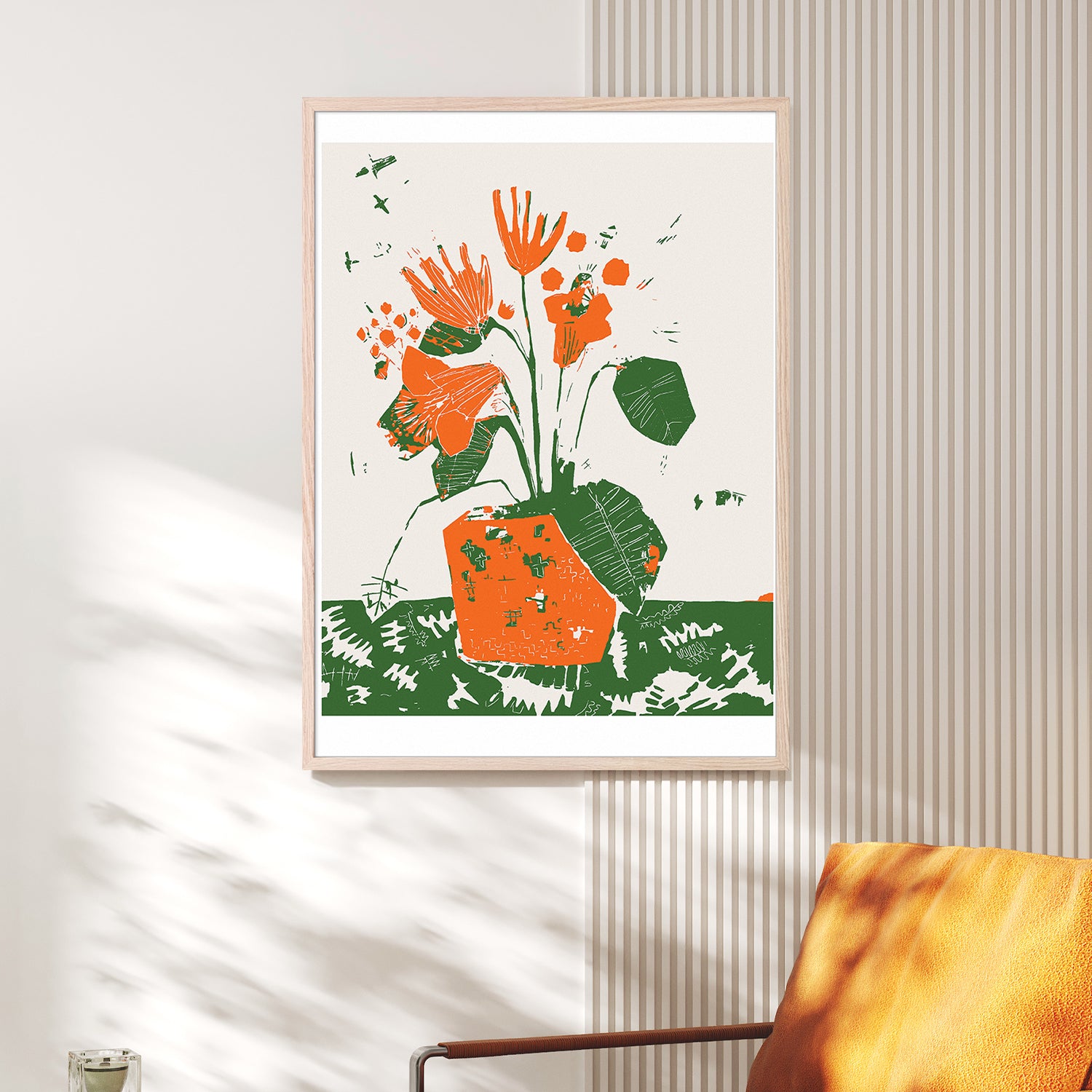 wall-art-print-canvas-poster-framed-Apricot Blooms-2