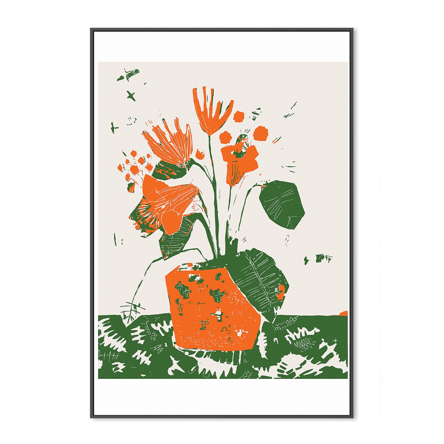 wall-art-print-canvas-poster-framed-Apricot Blooms-3