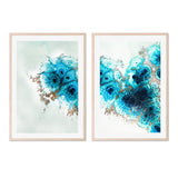wall-art-print-canvas-poster-framed-Aqua Aurora, Style A & B, Set Of 2 , By Petra Meikle-6