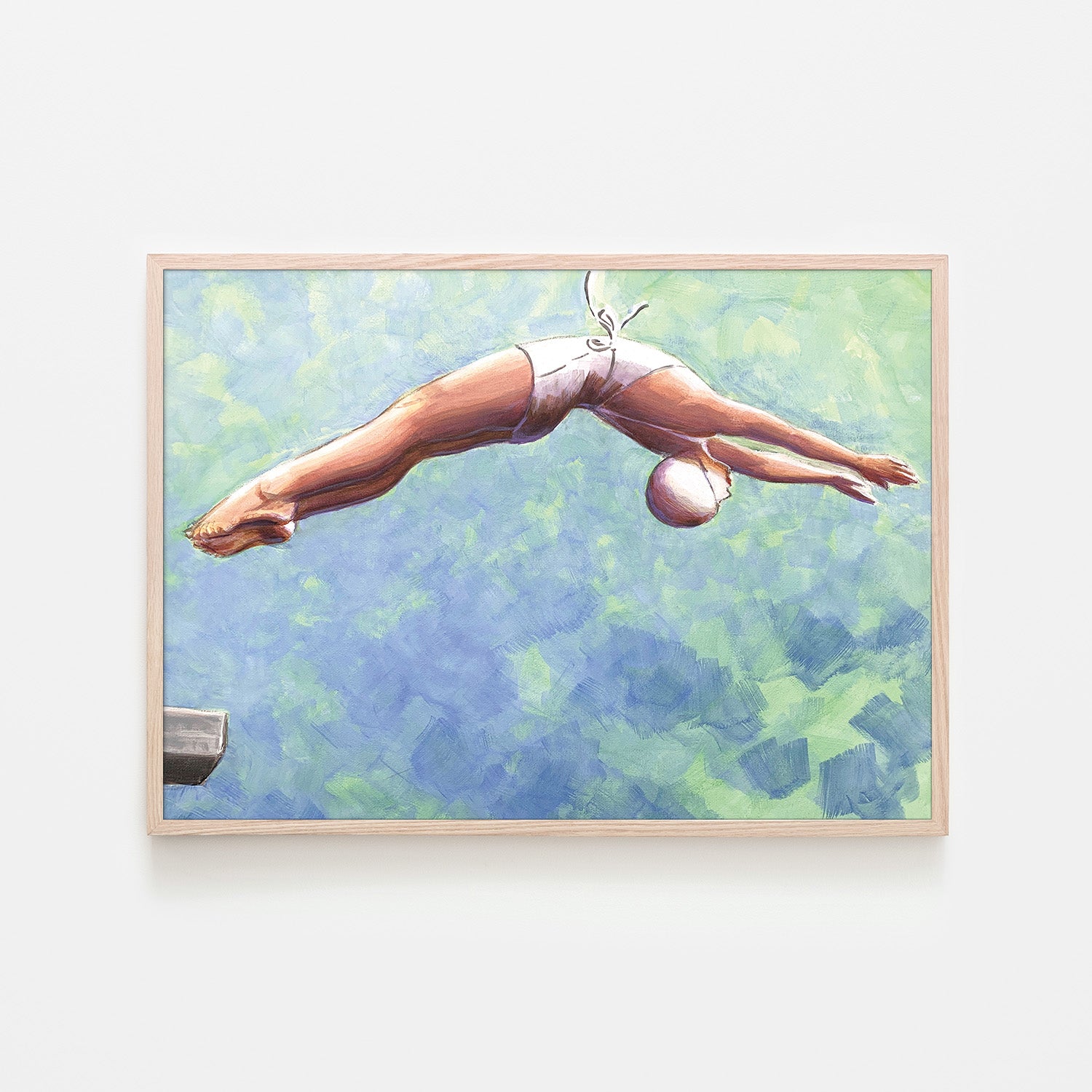 wall-art-print-canvas-poster-framed-Aqua High Diver-6
