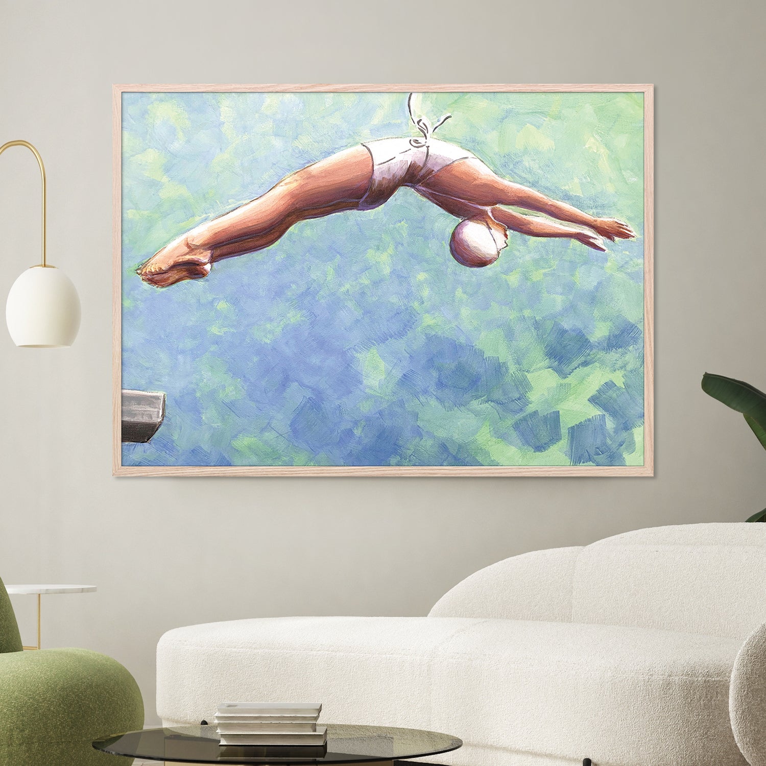 wall-art-print-canvas-poster-framed-Aqua High Diver-7