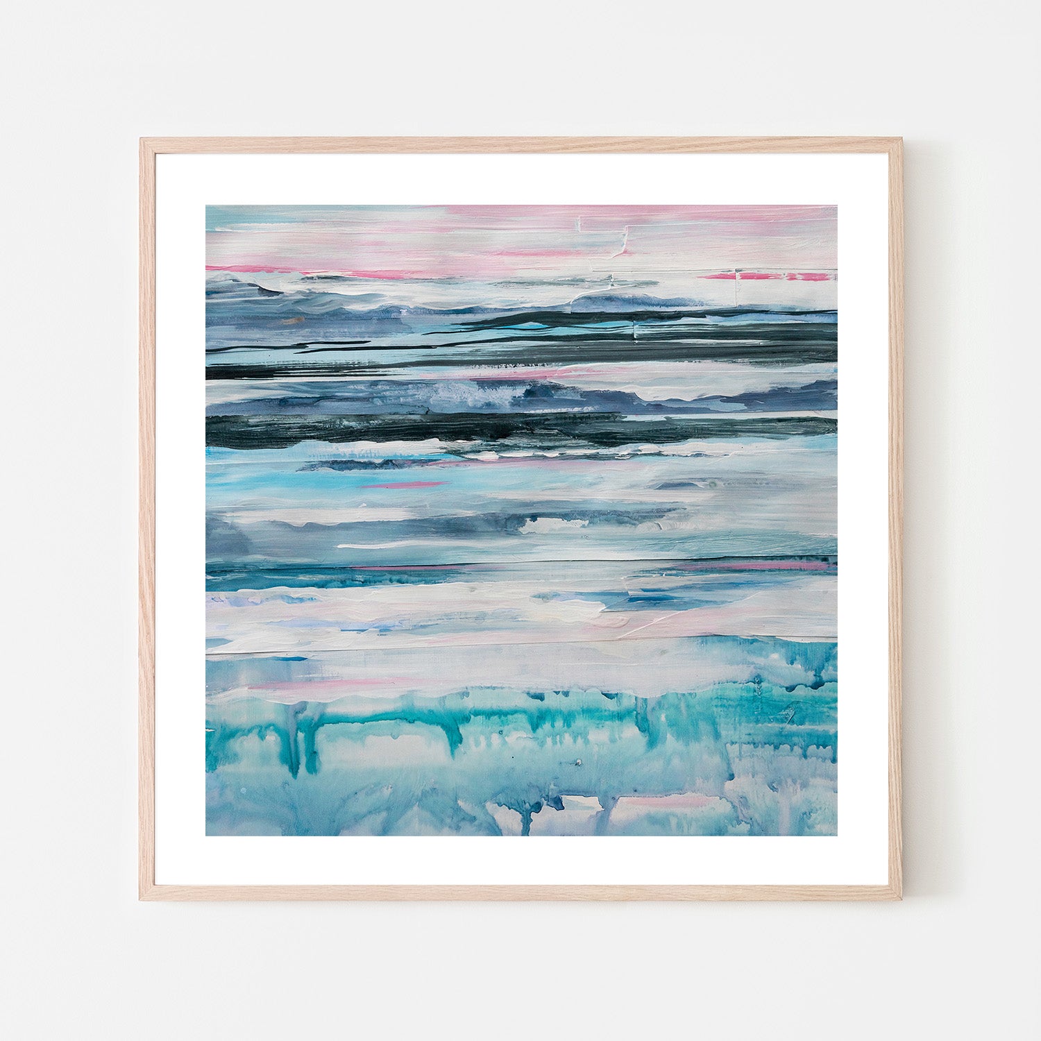 wall-art-print-canvas-poster-framed-Aqua Horizon , By Amelia Aveline-6