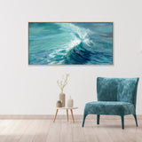 wall-art-print-canvas-poster-framed-Aquamarine Wave-by-Silvia Vassileva-Gioia Wall Art