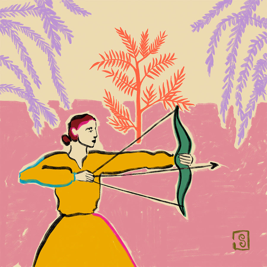 wall-art-print-canvas-poster-framed-Archer&#039;s Focus-1