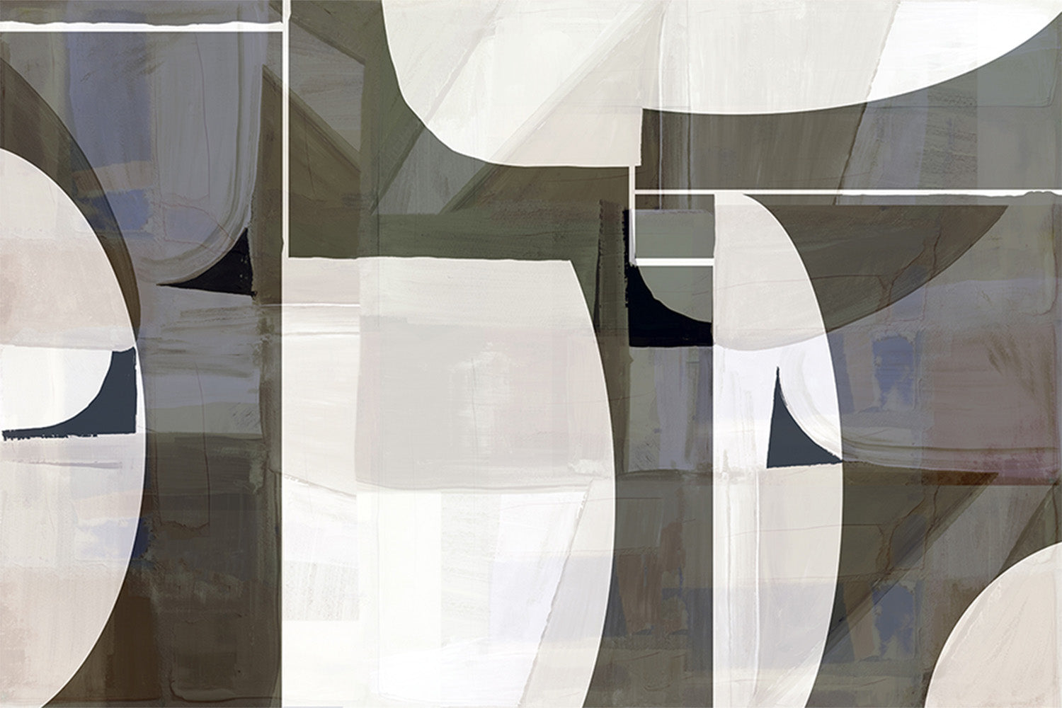 wall-art-print-canvas-poster-framed-Architectural Abstraction, Style A-1