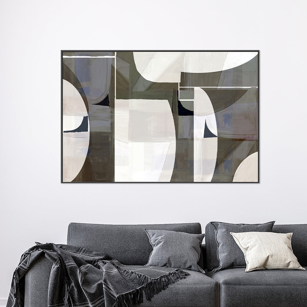 wall-art-print-canvas-poster-framed-Architectural Abstraction, Style A-2