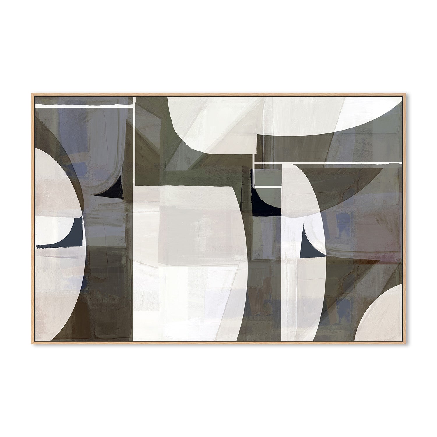 wall-art-print-canvas-poster-framed-Architectural Abstraction, Style A-4