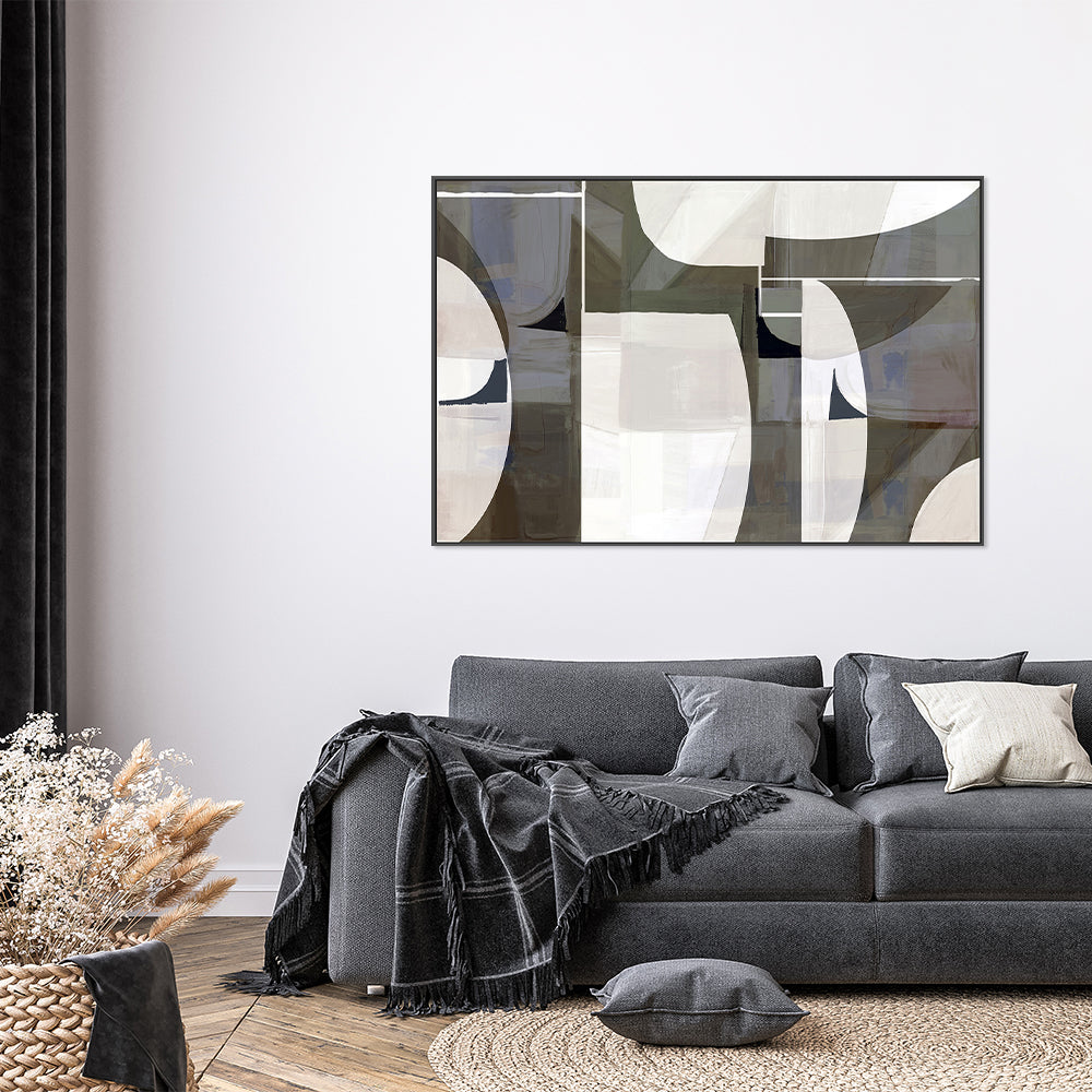 wall-art-print-canvas-poster-framed-Architectural Abstraction, Style A-7
