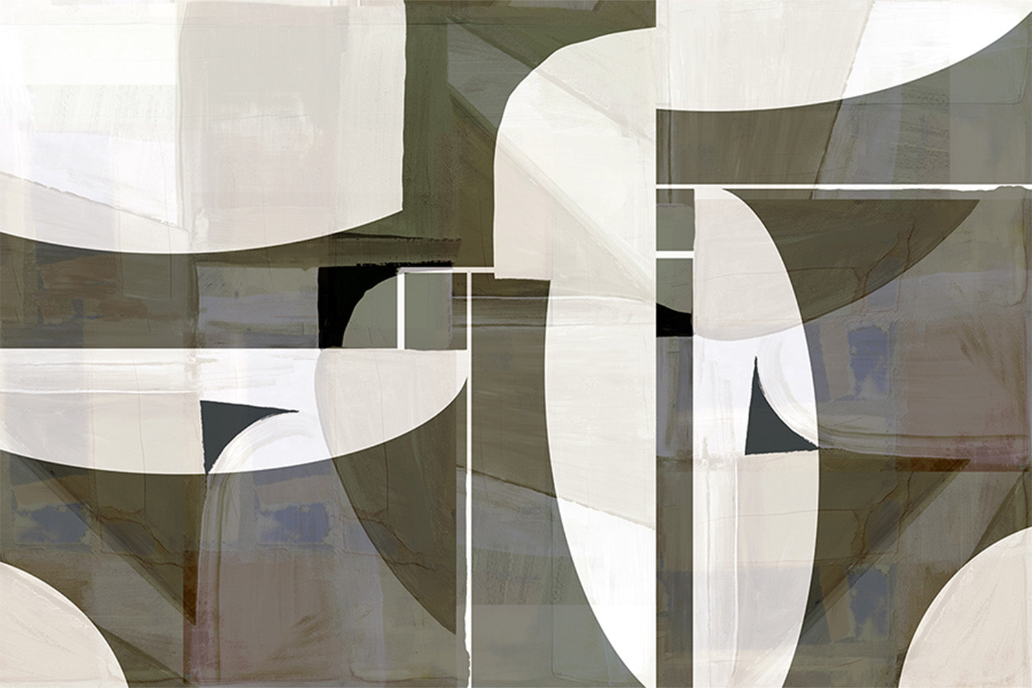 wall-art-print-canvas-poster-framed-Architectural Abstraction, Style B-1