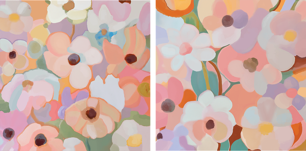 wall-art-print-canvas-poster-framed-Aruba Eden, Aruba Garden, Set Of 2 , By Stacey Williams-1