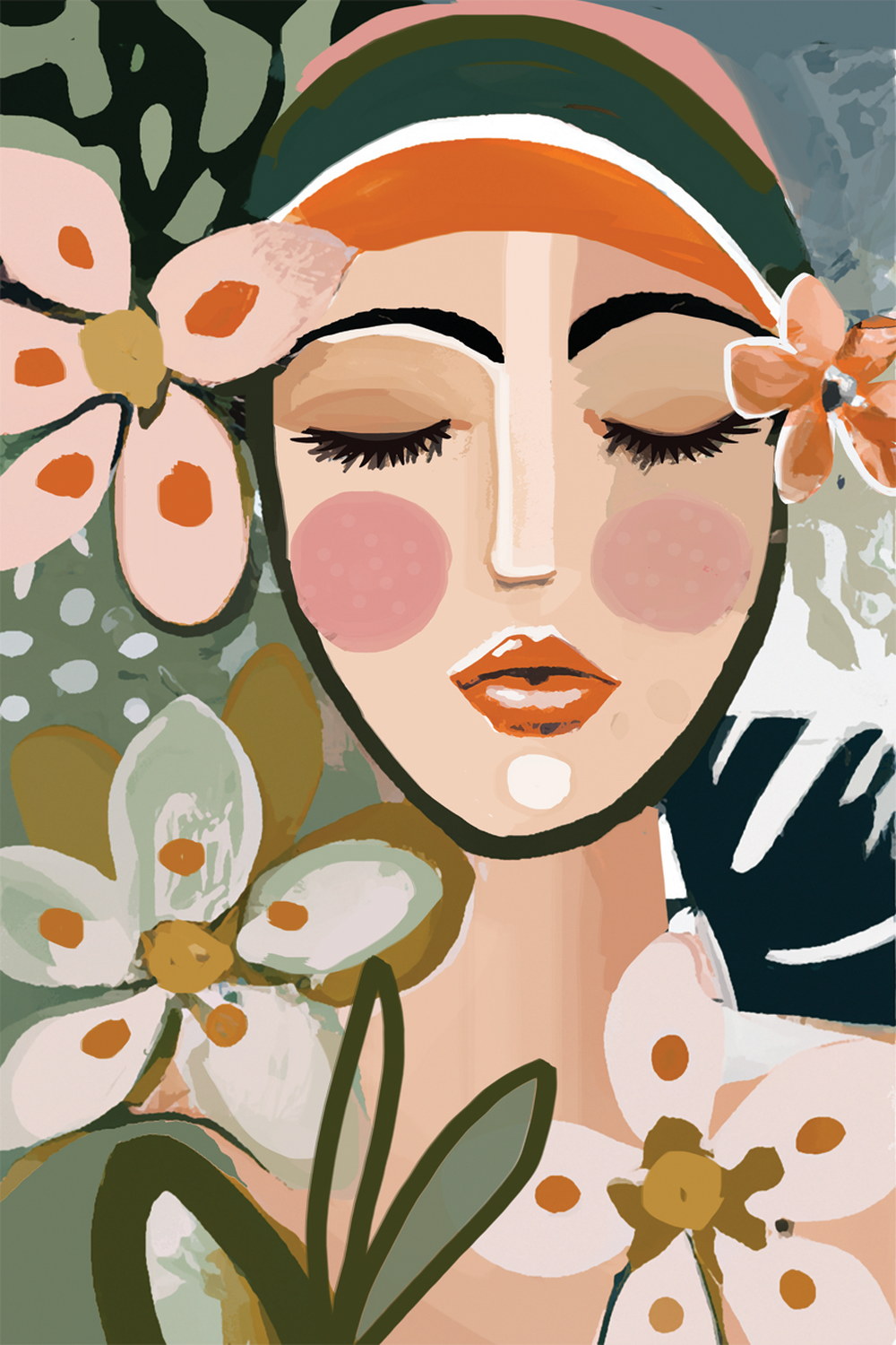 wall-art-print-canvas-poster-framed-Audrey Jungle , By Stacey Williams-1