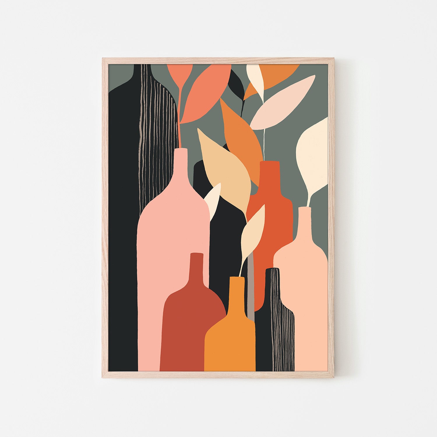 wall-art-print-canvas-poster-framed-Autumn Bottles-6