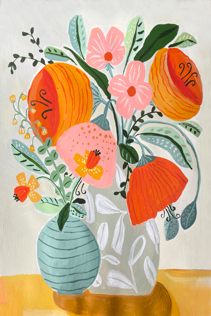 wall-art-print-canvas-poster-framed-Autumn Bouquet , By Kelly Angelovic-1