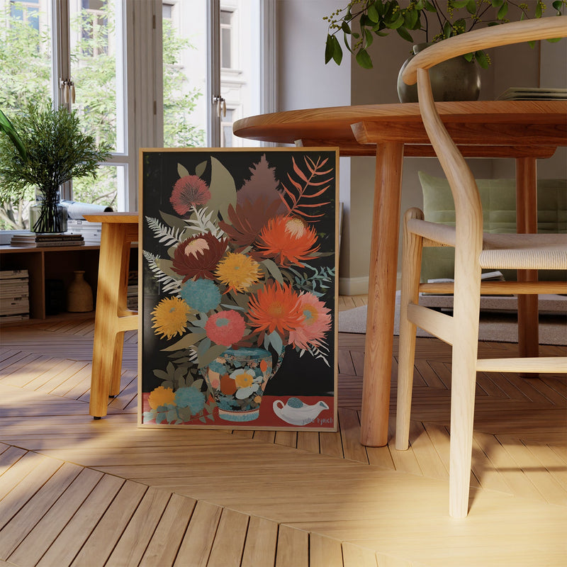 wall-art-print-canvas-poster-framed-Autumn In a Vase , By Julie Lynch-2