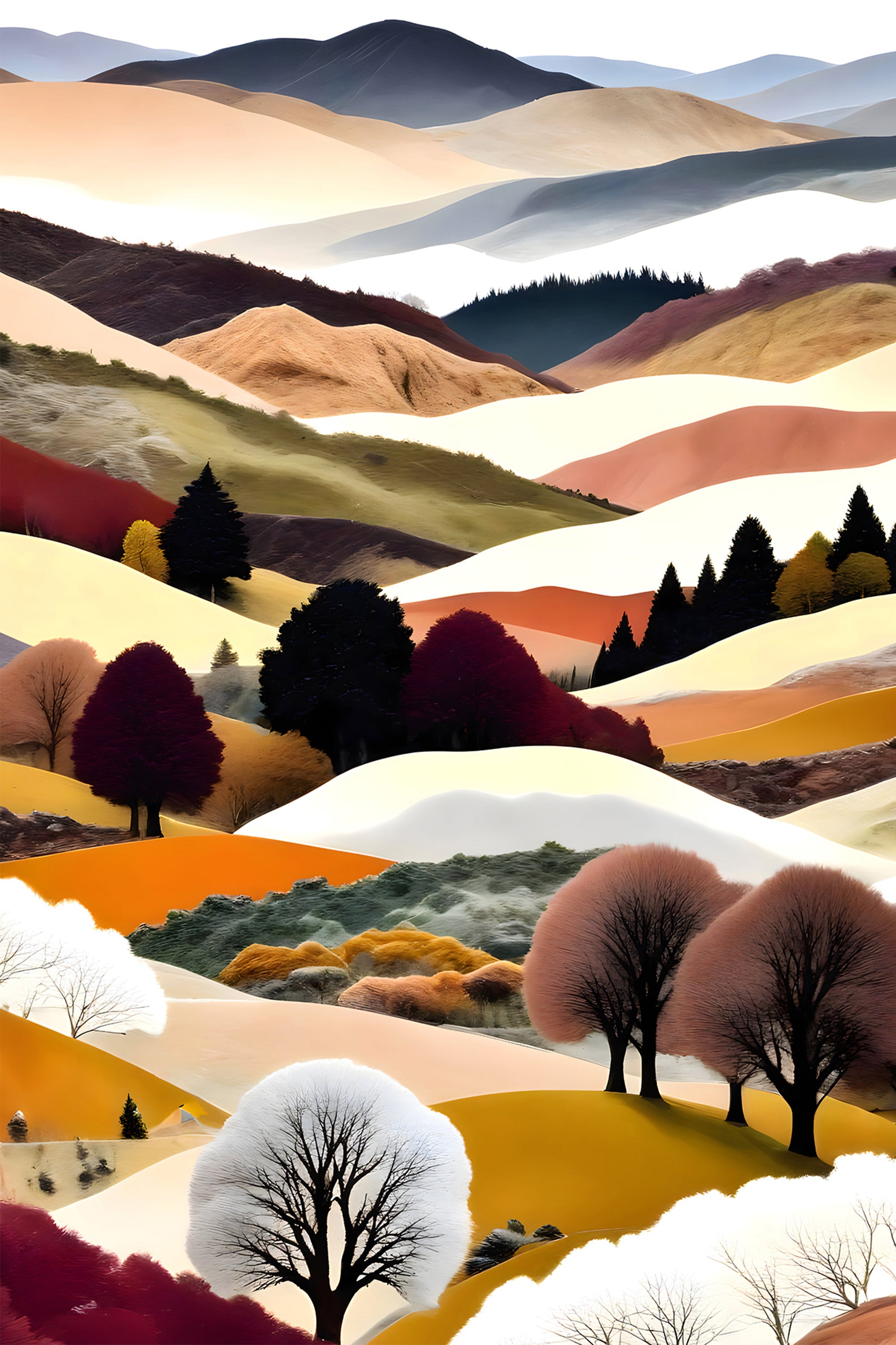 wall-art-print-canvas-poster-framed-Autumn To Winter-1
