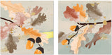 wall-art-print-canvas-poster-framed-Autumn Tree, Style A & B, Set Of 2-GIOIA-WALL-ART