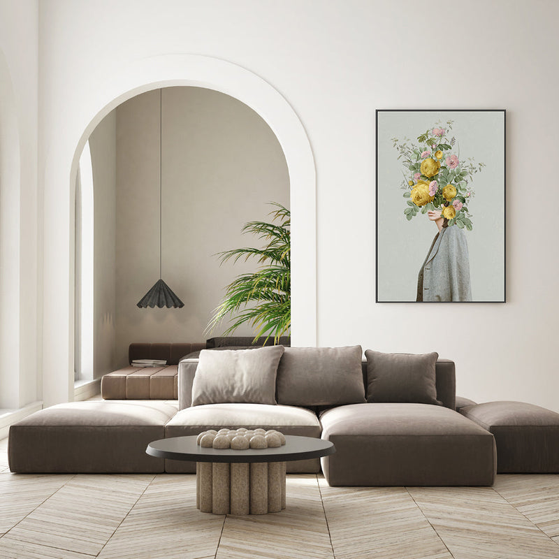 wall-art-print-canvas-poster-framed-Avery, By Frida Floral-GIOIA-WALL-ART