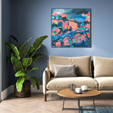 wall-art-print-canvas-poster-framed-Azure Blush , By Belinda Stone-GIOIA-WALL-ART