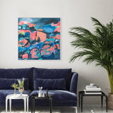 wall-art-print-canvas-poster-framed-Azure Blush , By Belinda Stone-GIOIA-WALL-ART