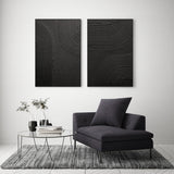wall-art-print-canvas-poster-framed-Back To Black, Style A & B, Set Of 2 , By Danhui Nai-7