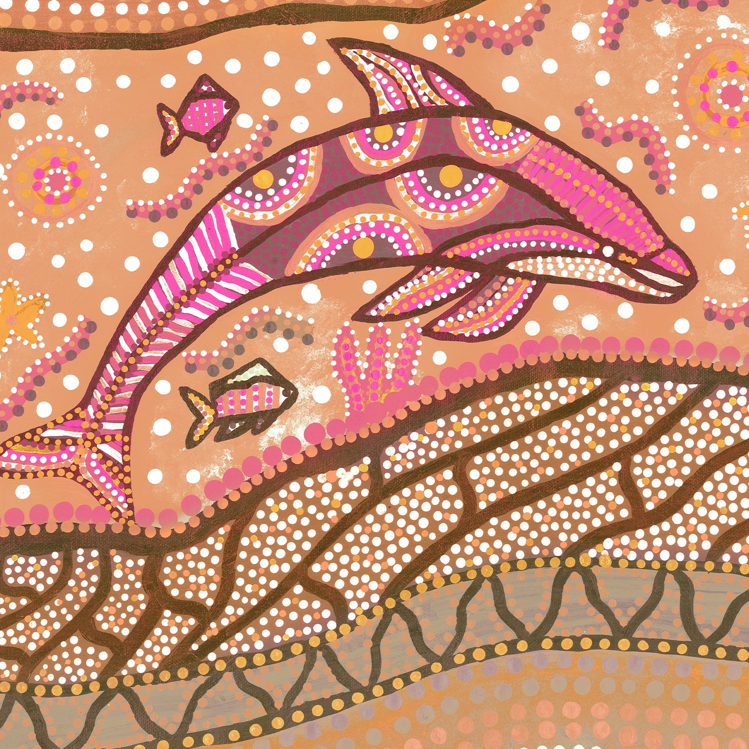 wall-art-print-canvas-poster-framed-Badarr Journey Orange Pink , By Tahni Derbin-8