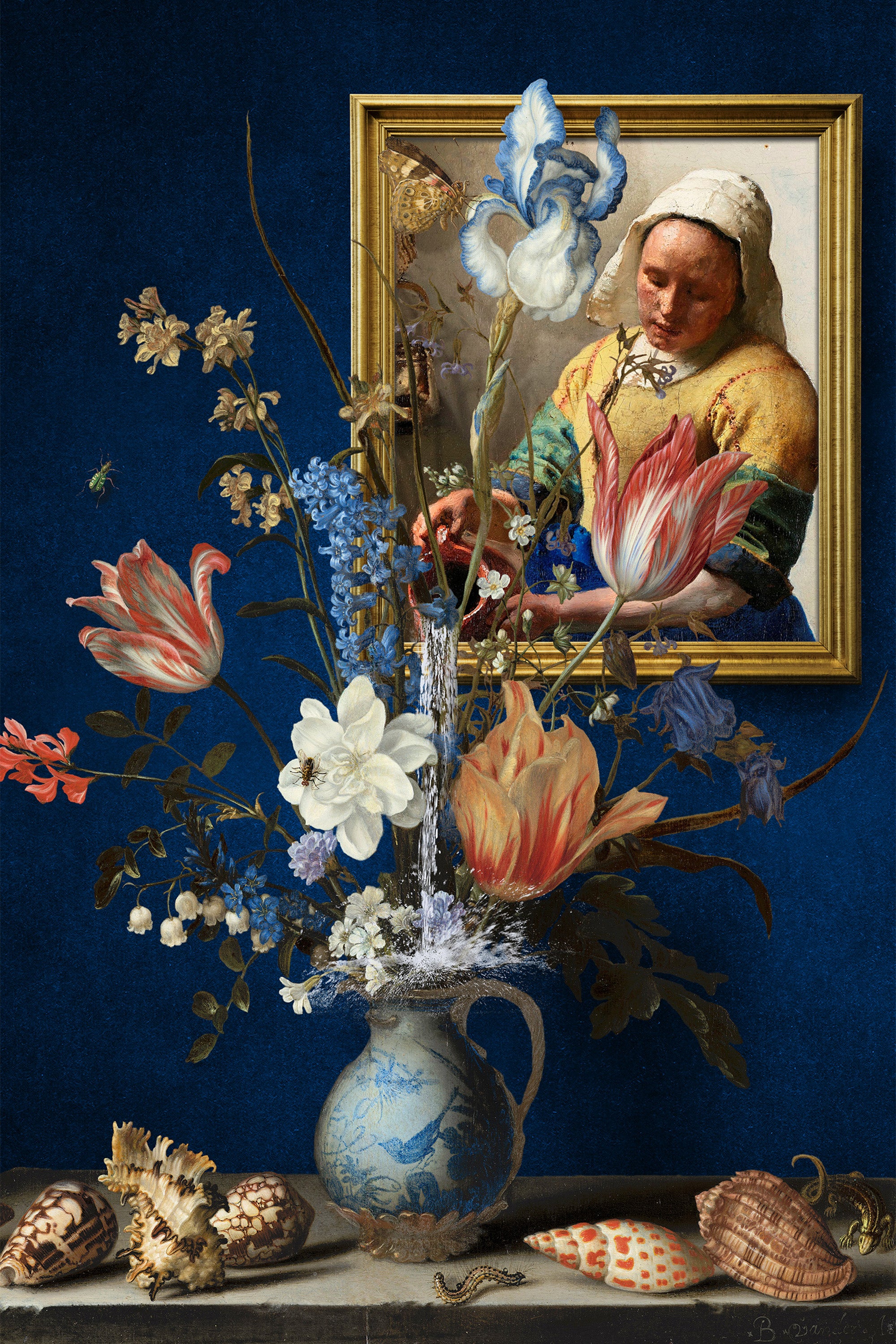 wall-art-print-canvas-poster-framed-Balthasar a Vermeer - Art Combined-1