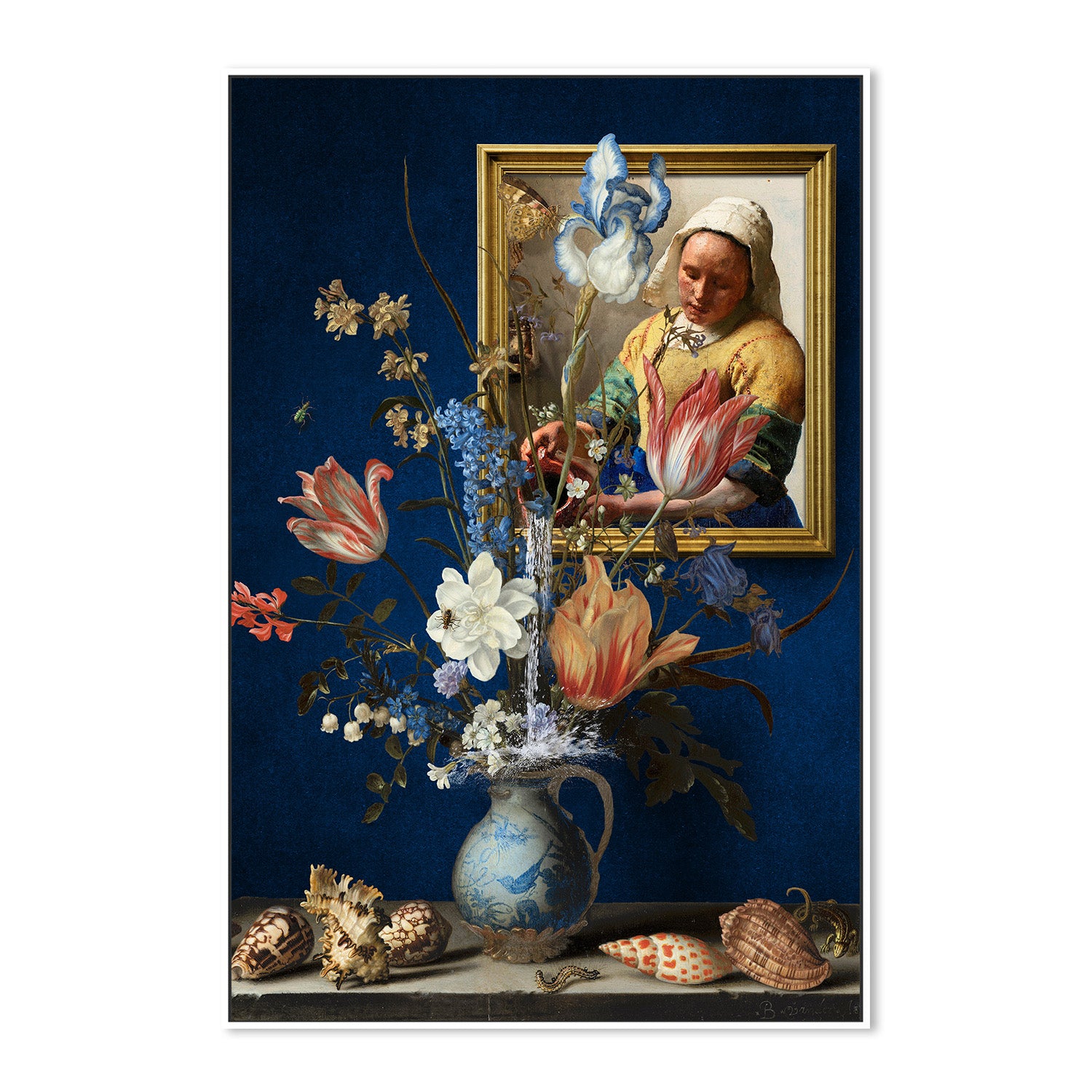 wall-art-print-canvas-poster-framed-Balthasar a Vermeer - Art Combined-5