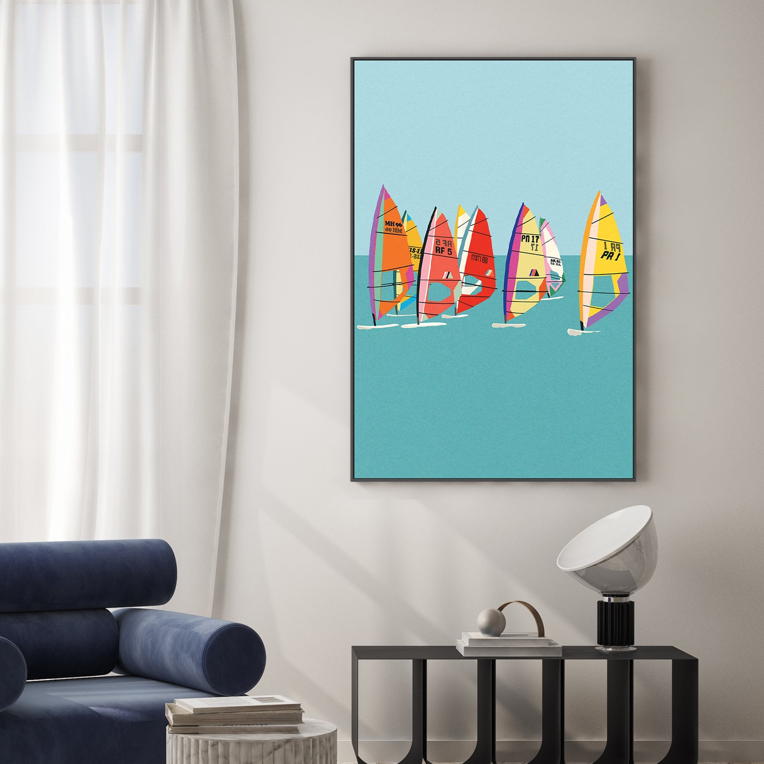 wall-art-print-canvas-poster-framed-Baltic Sea Windsurfing-2
