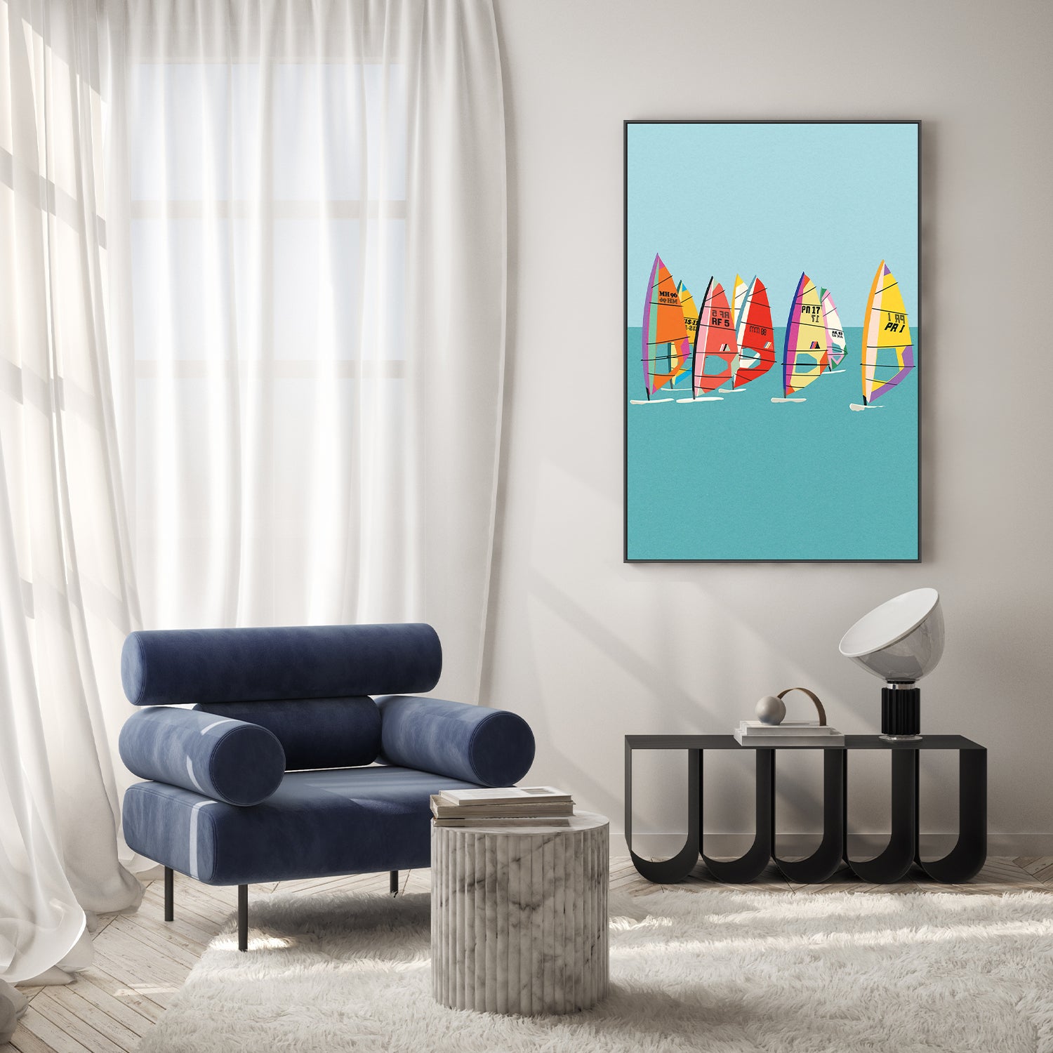 wall-art-print-canvas-poster-framed-Baltic Sea Windsurfing-7