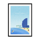 wall-art-print-canvas-poster-framed-Barcelona , By Henry Rivers-GIOIA-WALL-ART