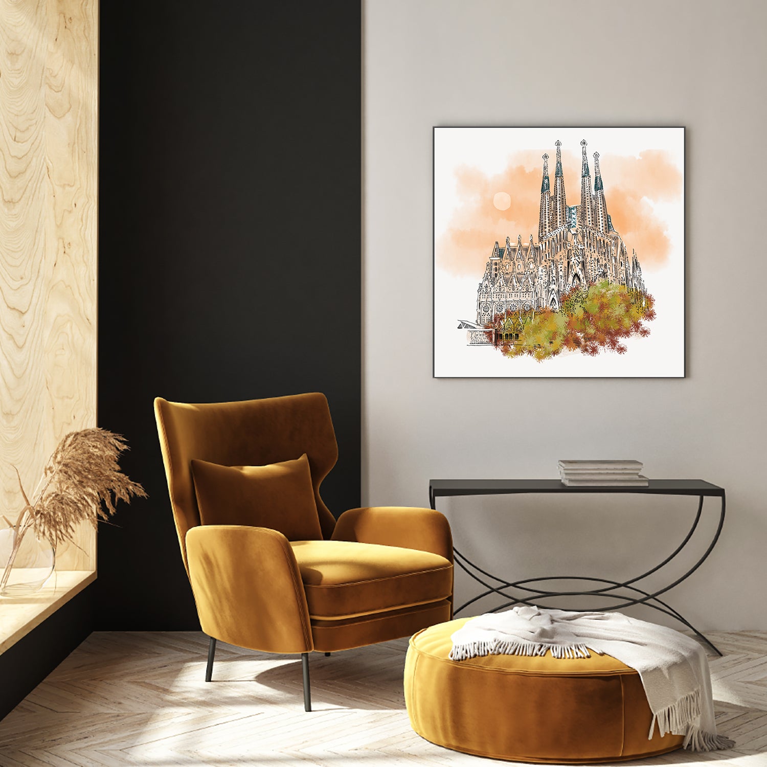 wall-art-print-canvas-poster-framed-Basilica De La Sagrada Familia-7