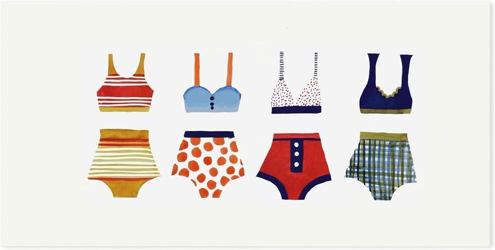wall-art-print-canvas-poster-framed-Bathing Suit-by-Sylvie Demers-Gioia Wall Art