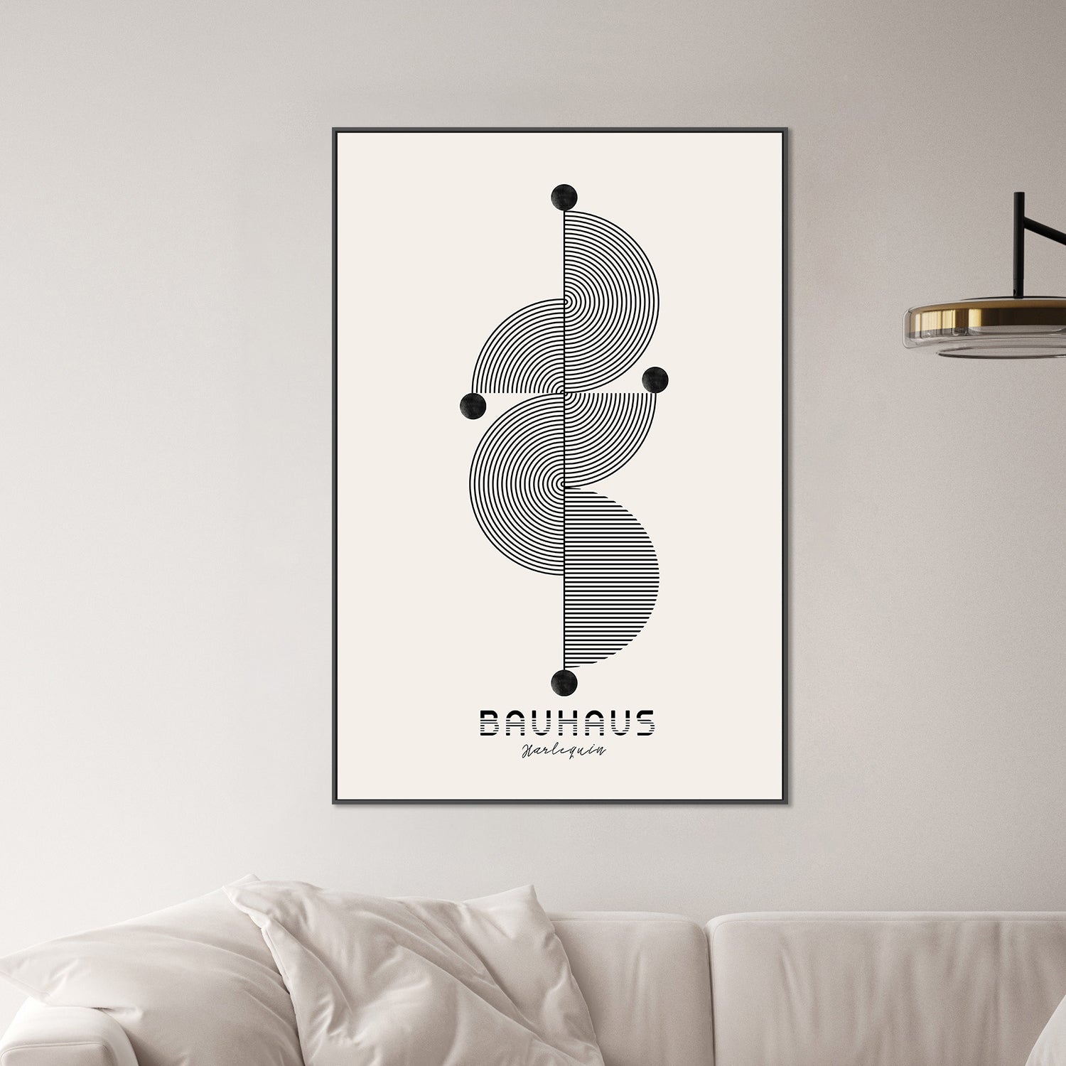 wall-art-print-canvas-poster-framed-Bauhaus Harlequin-7